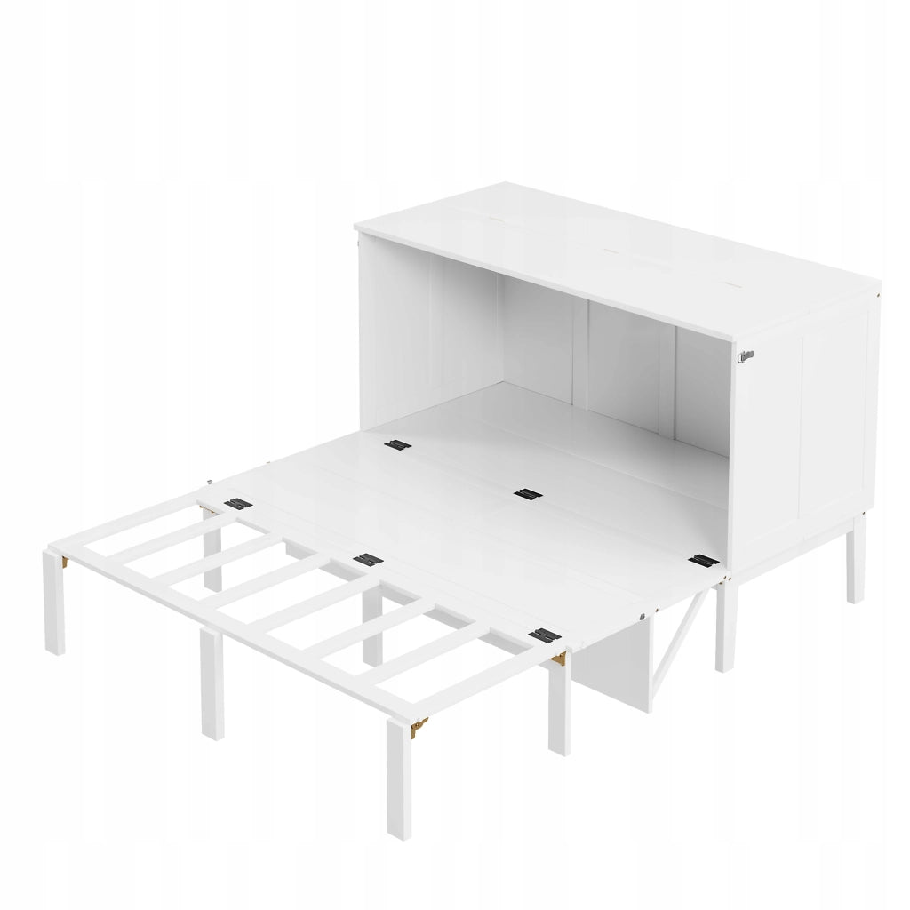 Letto con contenitore - Xylo - 140x200 - Bianco