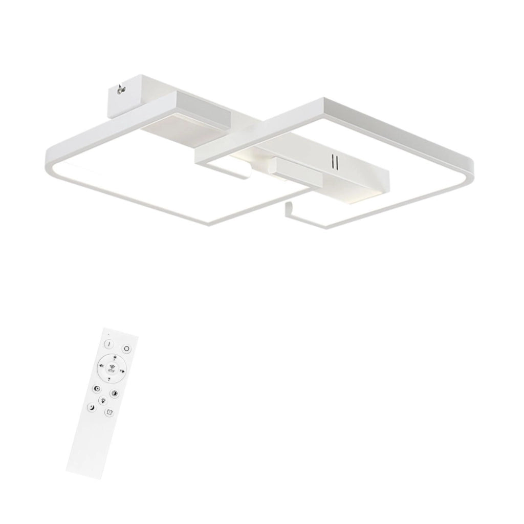 ZMH Lampada da soffitto LED 46W dimmerabile telecomando design per interni