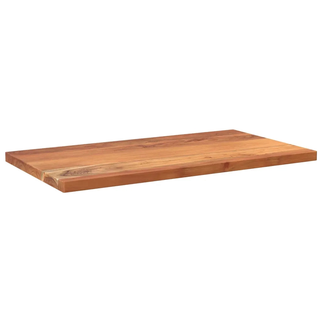 Piano Tavolo 120x60x2,5 cm Rettangolare Legno Massello Acacia