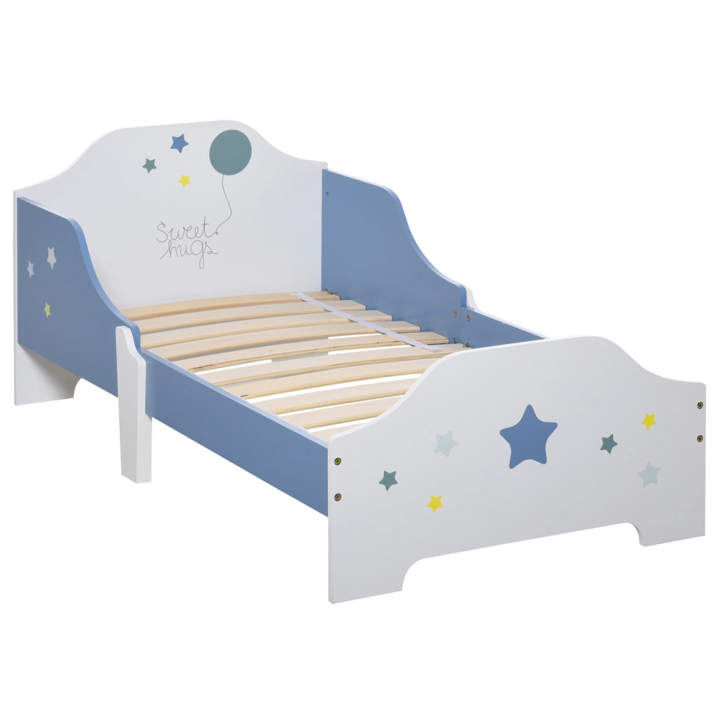 Letto Basso per Bambini ¨C zephmum ¨C Blu e Bianco