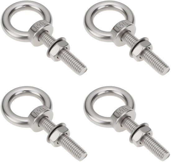 Set di Orecchioni e Anelli in Acciaio Inox per Caravan.