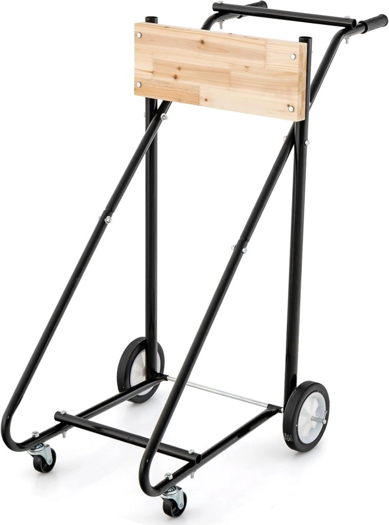 Carrello per Motore Fuoribordo, Supporto per Motore Fuoribordo con Ruote, Capacità di 150 kg, Resistente e Robusto, per Riparazioni, Manutenzione e Trasporto
