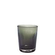 Zafferano Set 6 Bicchieri Bei in Vetro Soffiato a Mano Marrone, Design Artigianale Raffinato e Scintillante per una Tavola di Alta Qualità