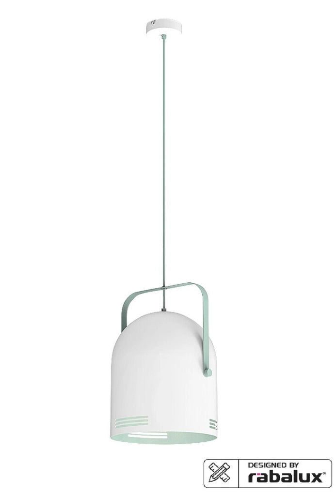 Lampada a sospensione Rabalux Minuet bianca metallo Ø25 E27
