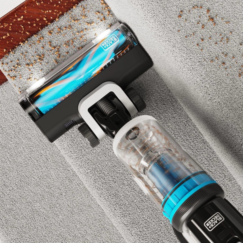 Black and Decker BHFEB520D1 PowerSeries Extreme Aspirapolvere a bastone 2 in 1 senza filo 20V 56 min autonomia ciclonico senza sacchetto colore Nero