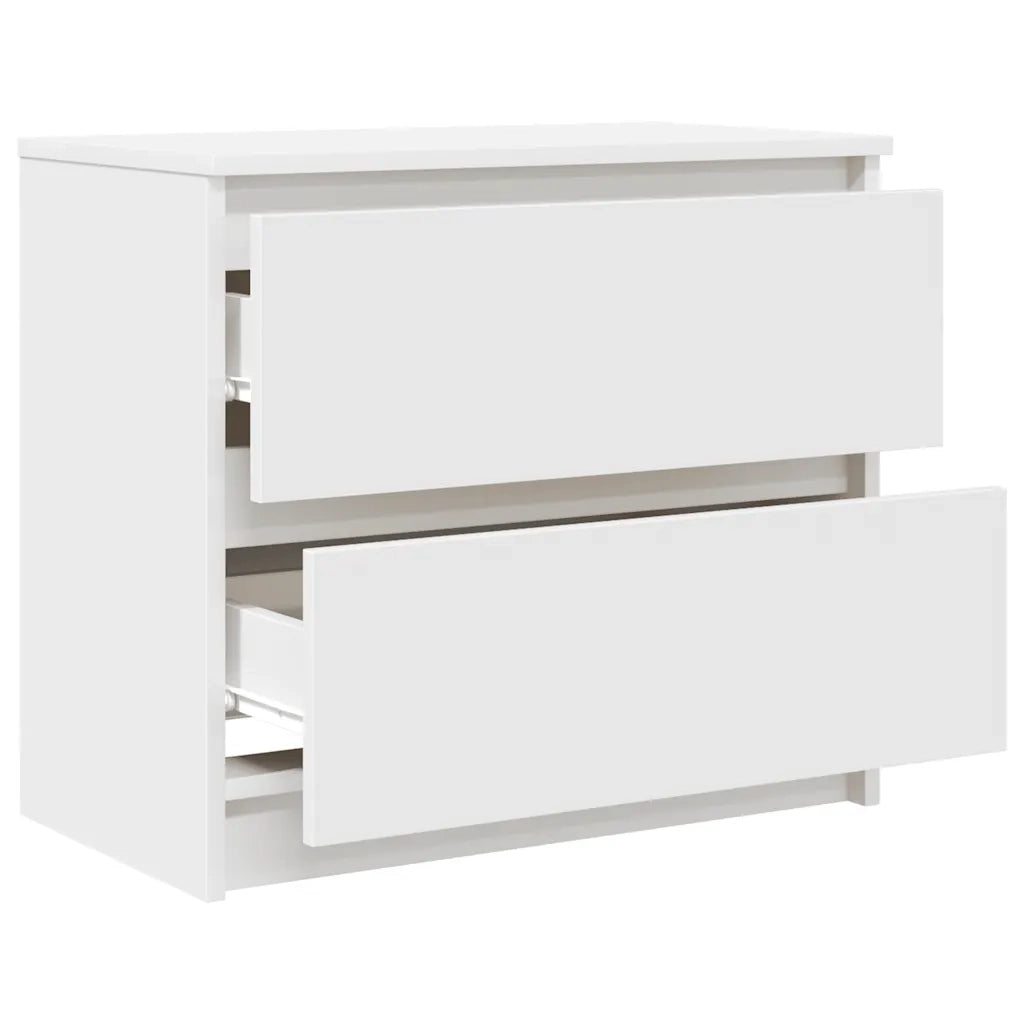 Mobile Porta TV Bianco 60x35x54 cm in Legno Multistrato 861778