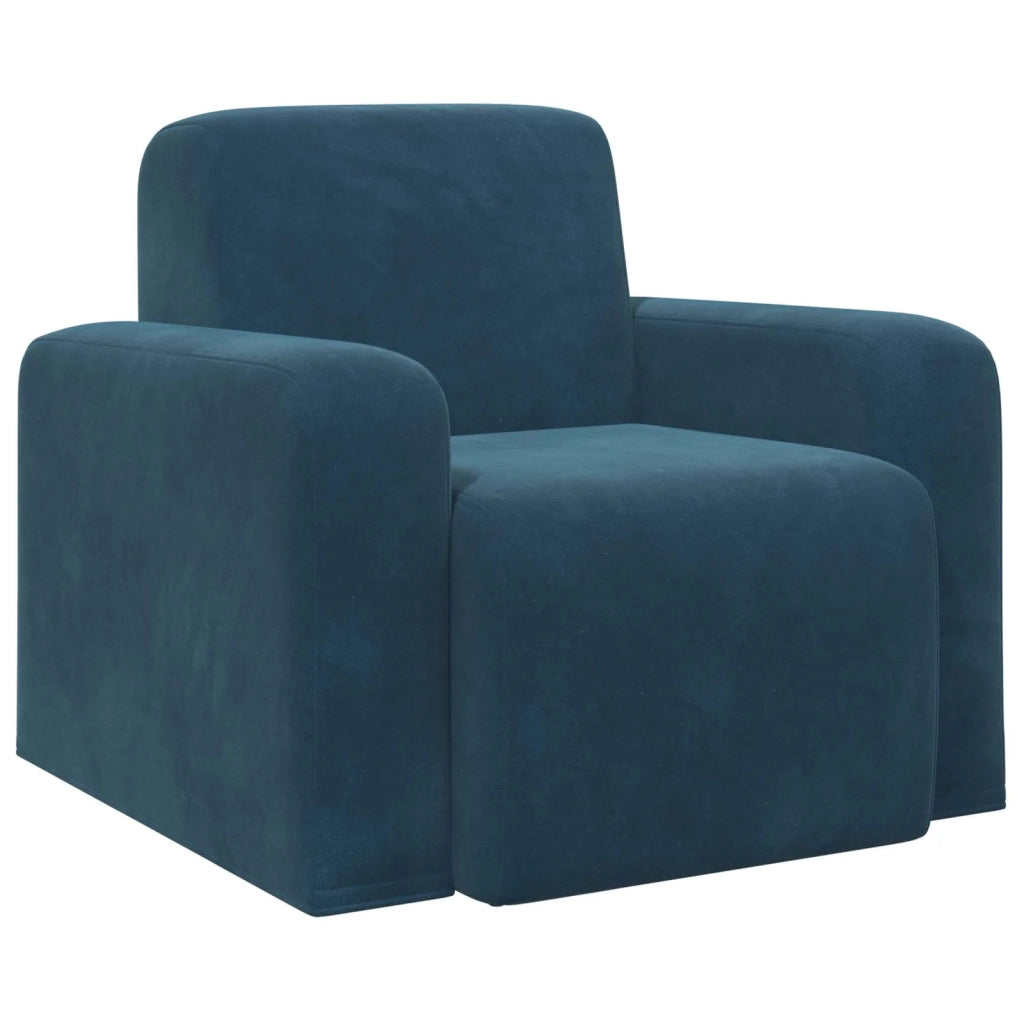 Poltrona Blu Velluto (V) 42042438