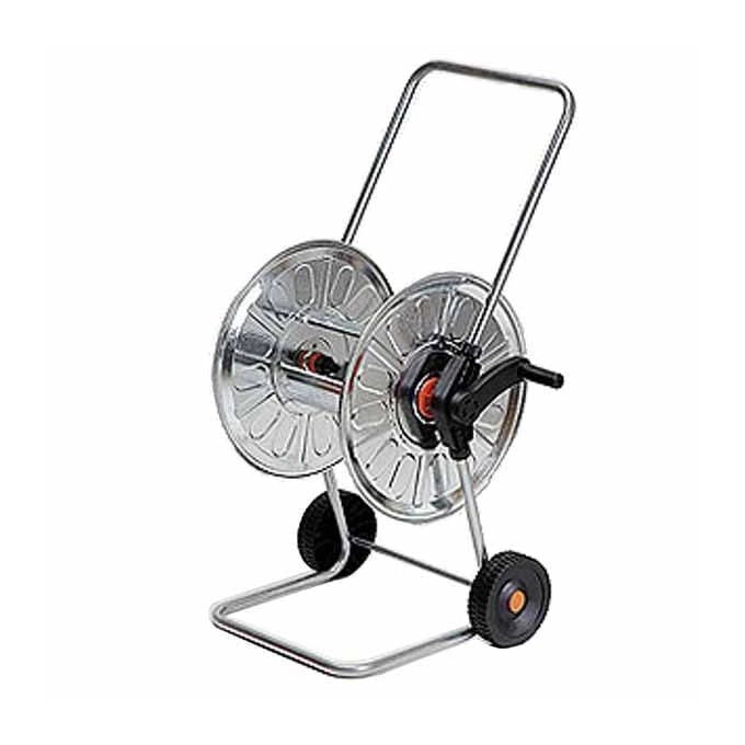 Agrati 310 Carrello Avvolgitubo Zincato capacita' 80 m tubo 1-2'' 50 m tubo 3-4'' con 2 Innesti Rapidi
