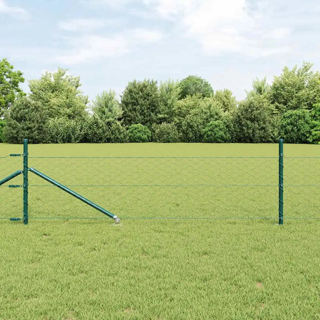 Palo della recinzione Verde 100 x 0,4 m (rete 50 mm)