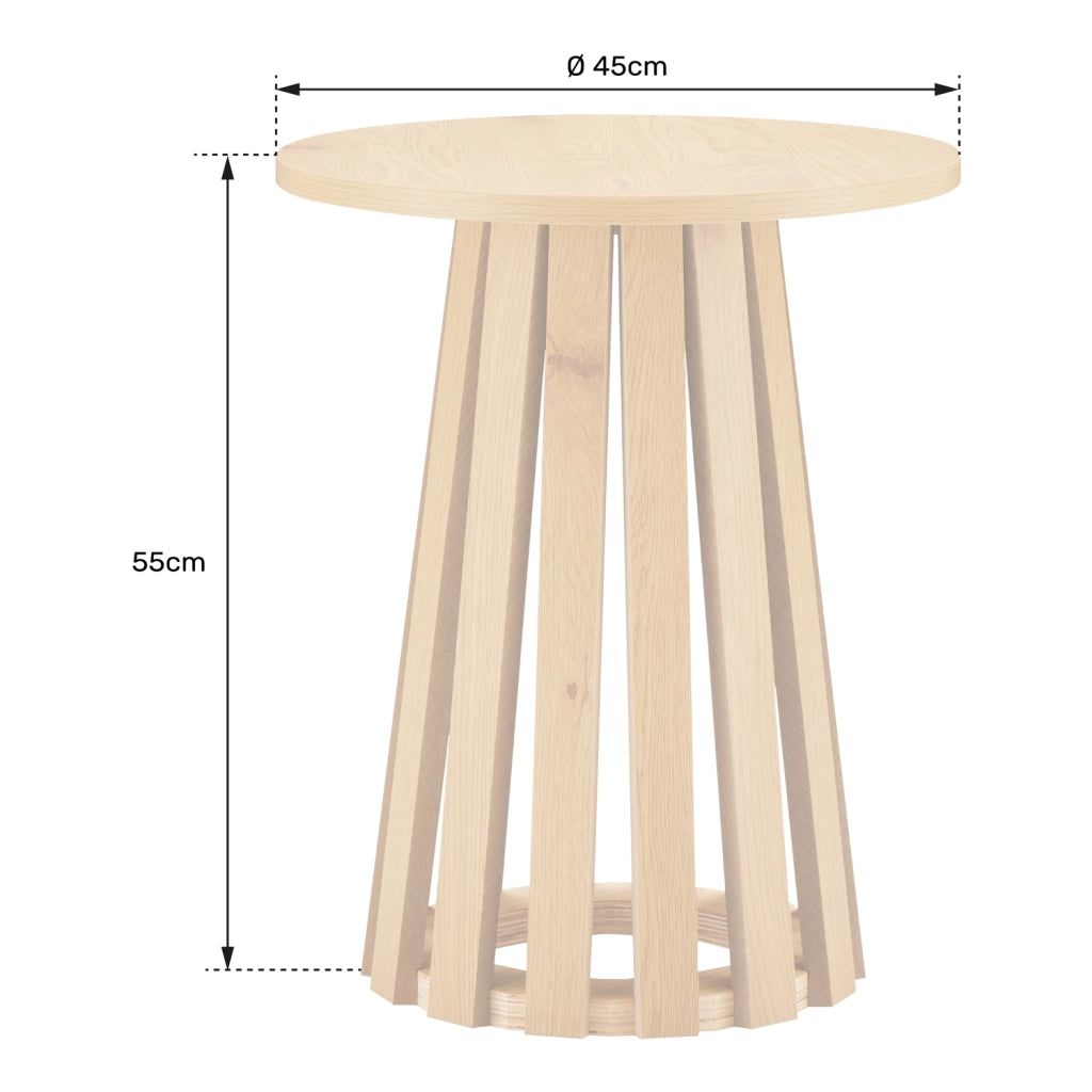 LIVTavolino rotondo in stile scandinavo