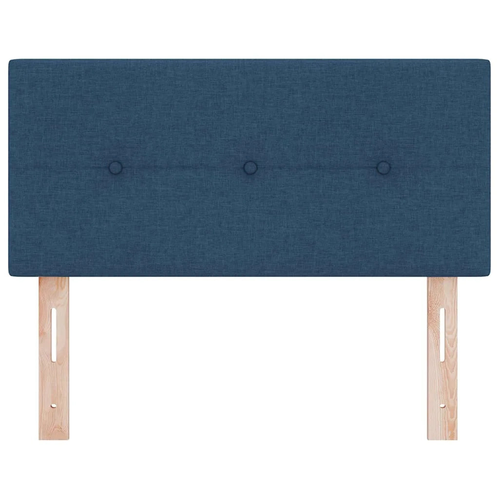Testiera | Testata regolabile in altezza con Testiera | Testata Blu 90 cm Tessuto