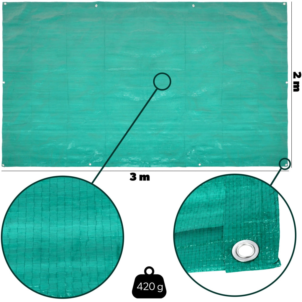 Telone KADAX spesso, antigelo e impermeabile, 2x3 m, 70 g, resistente ai raggi UV, per terrazze.