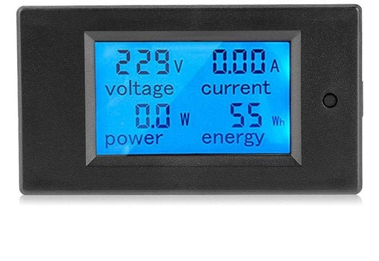 Monitor di Potenza Digitale - Multifunzionale - Monitoraggio Potenza - Tensione KWh Watt - Formato Compattibile - Contatore di Corrente - Adatto per T...