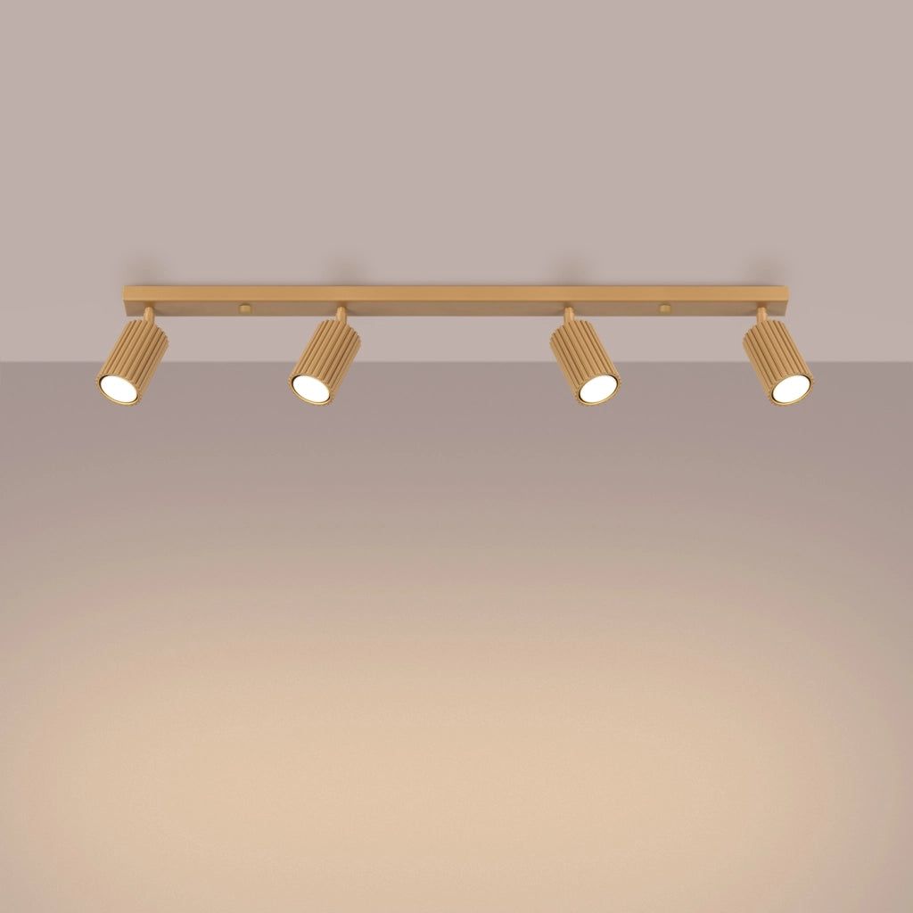 Lampada da soffitto KARBON 4L oro