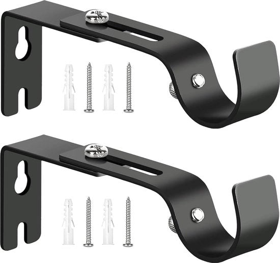 Regolatore di Angolo per Corda - 2 Pezzi - Metallo Nero