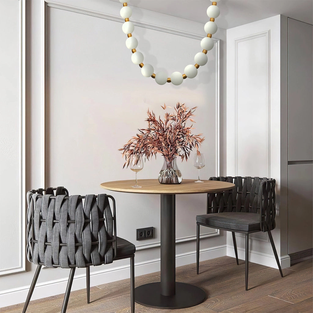 Lampada a soffitto Dorado Rope 2m oro acrilico LED CCT