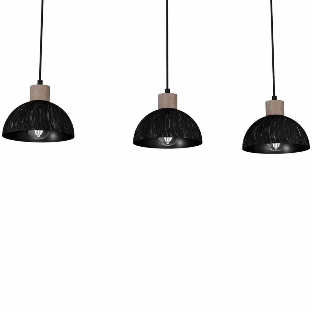 Lampadario sospeso Milagro ERIK MLP7640 3 luci legno