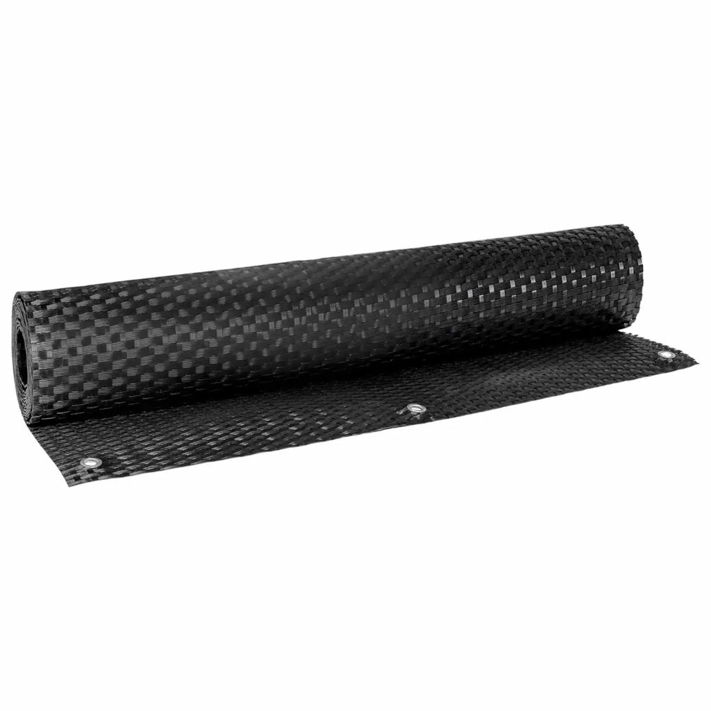 Schermo per Balcone con Occhielli Nero 42032649