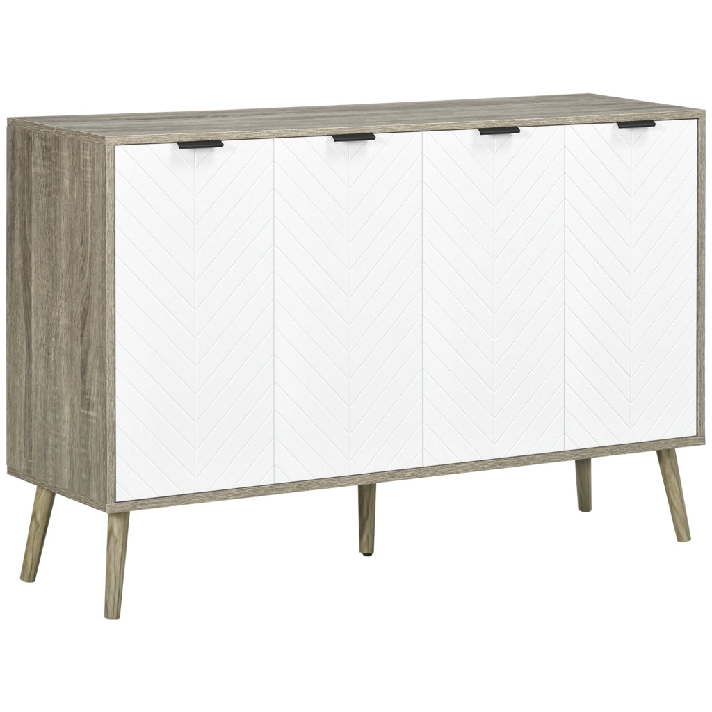Buffet ¨C Zephmum ¨C Bianco Grigio 120x35x77 cm