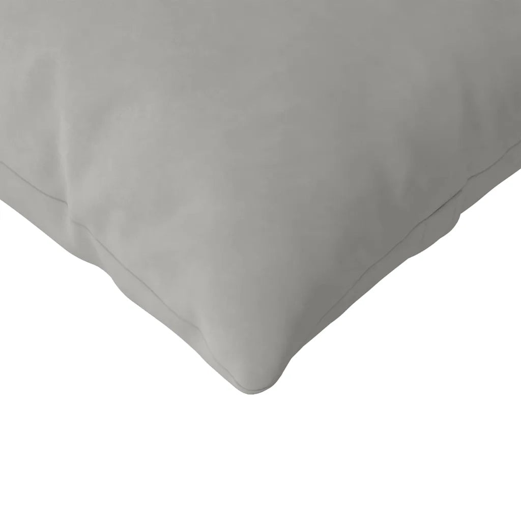 Cuscini da Divano 2 pcs Grigio chiaro 200 x 40 cm Tessuto 42013898