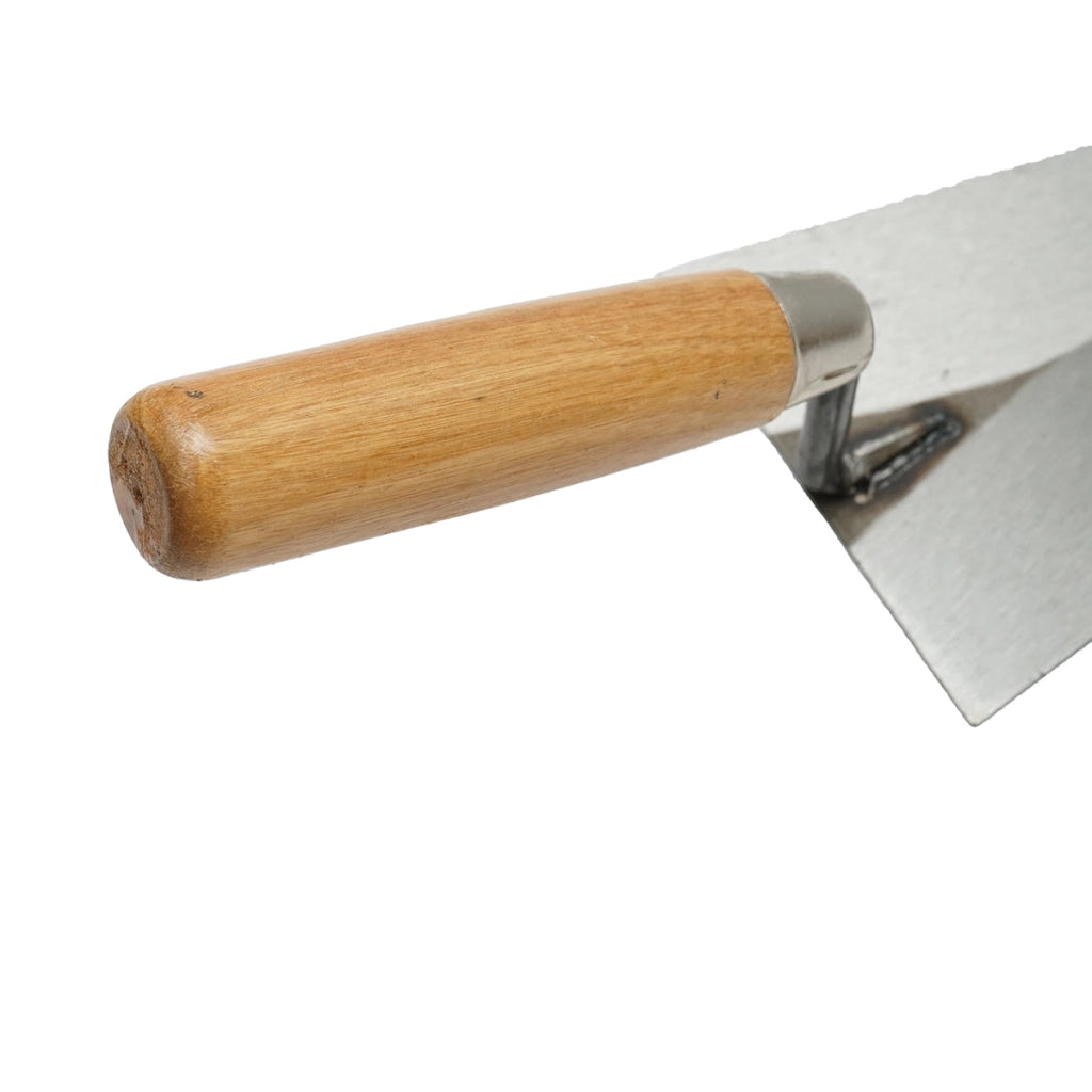 Frattazzo tondo 200 mm con manico in legno
