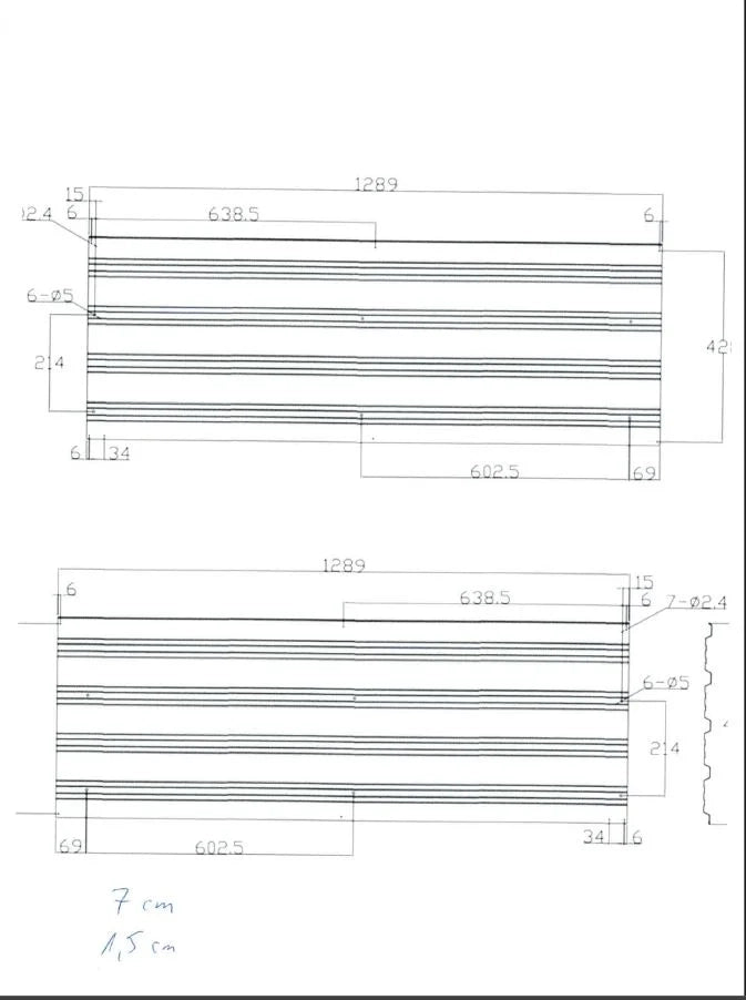 Set di 24 fogli trapezoidali, antracite