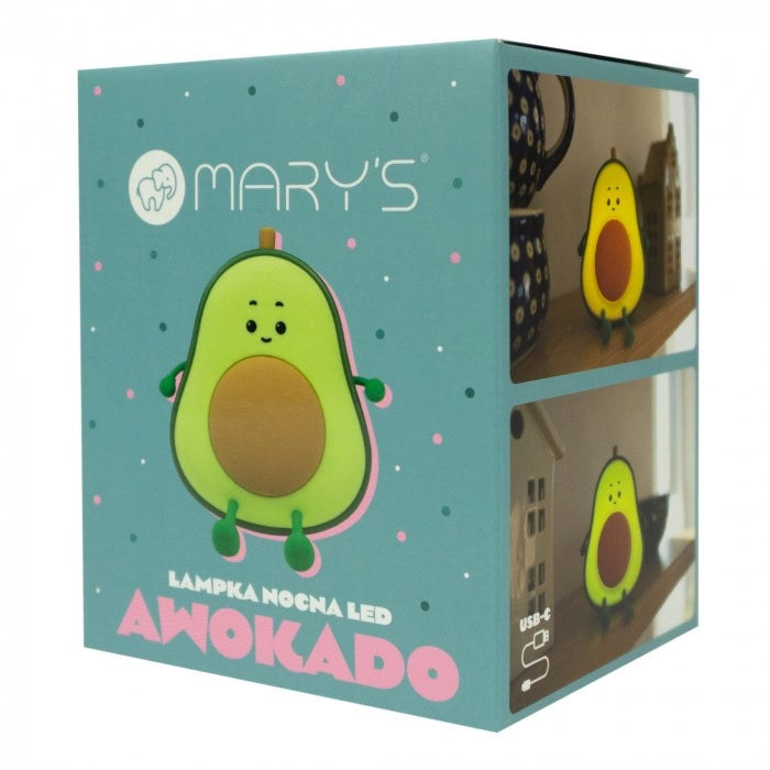 Mary's Lampada Notturna Avocado LED Wireless Verde 0,9W