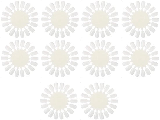 Set di Display per Fili da Unghie da 10 pezzi - Palette di Smalti per Unghie - Standard per Manicure - Carte di Allenamento - Set di Design per Fili da Unghie Professionale - Disegno Innovativo - Kit di Arte per Fili da Unghie