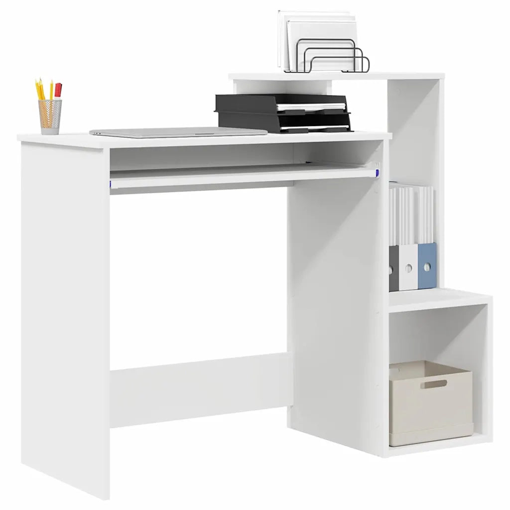 Scrivania Bianco 106 x 41 x 88.5 cm Legno multistrato 869466
