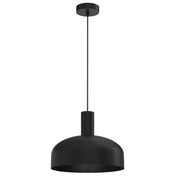 Lampada a sospensione Visby nera Ø30cm E27 Milagro