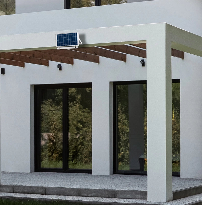 Lampada solare LED 40W 580lm 6000K con telecomando