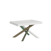 Tavolo Allungabile 140-244x90x77 cm Volantis Bianco Frassino Telaio 4A