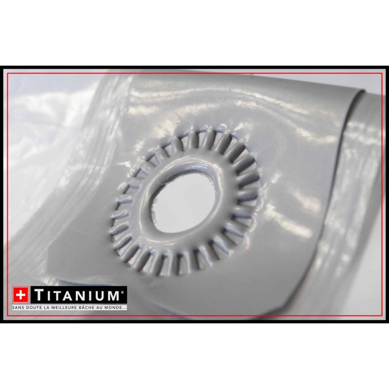 Copertura tavolo rotondo TITANIUMÂ® - ARGENTO