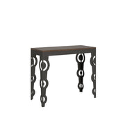 Consolle Allungabile 90-196x40x77 cm in Nobilitato Marrone