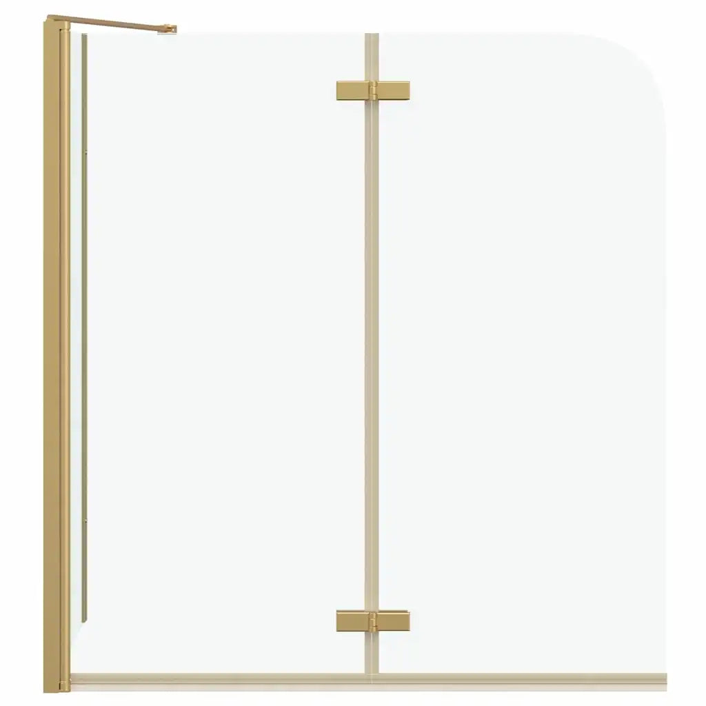 Involucro Doccia Oro 120 x 68 x 130 cm Vetro ESG e Alluminio CFW1017139