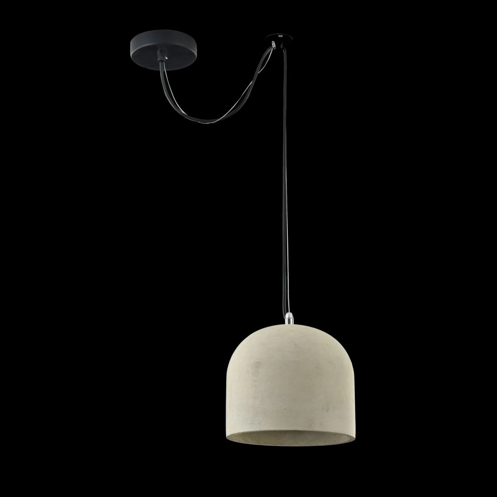 Lampada a sospensione loft Broni Maytoni cemento nero E27
