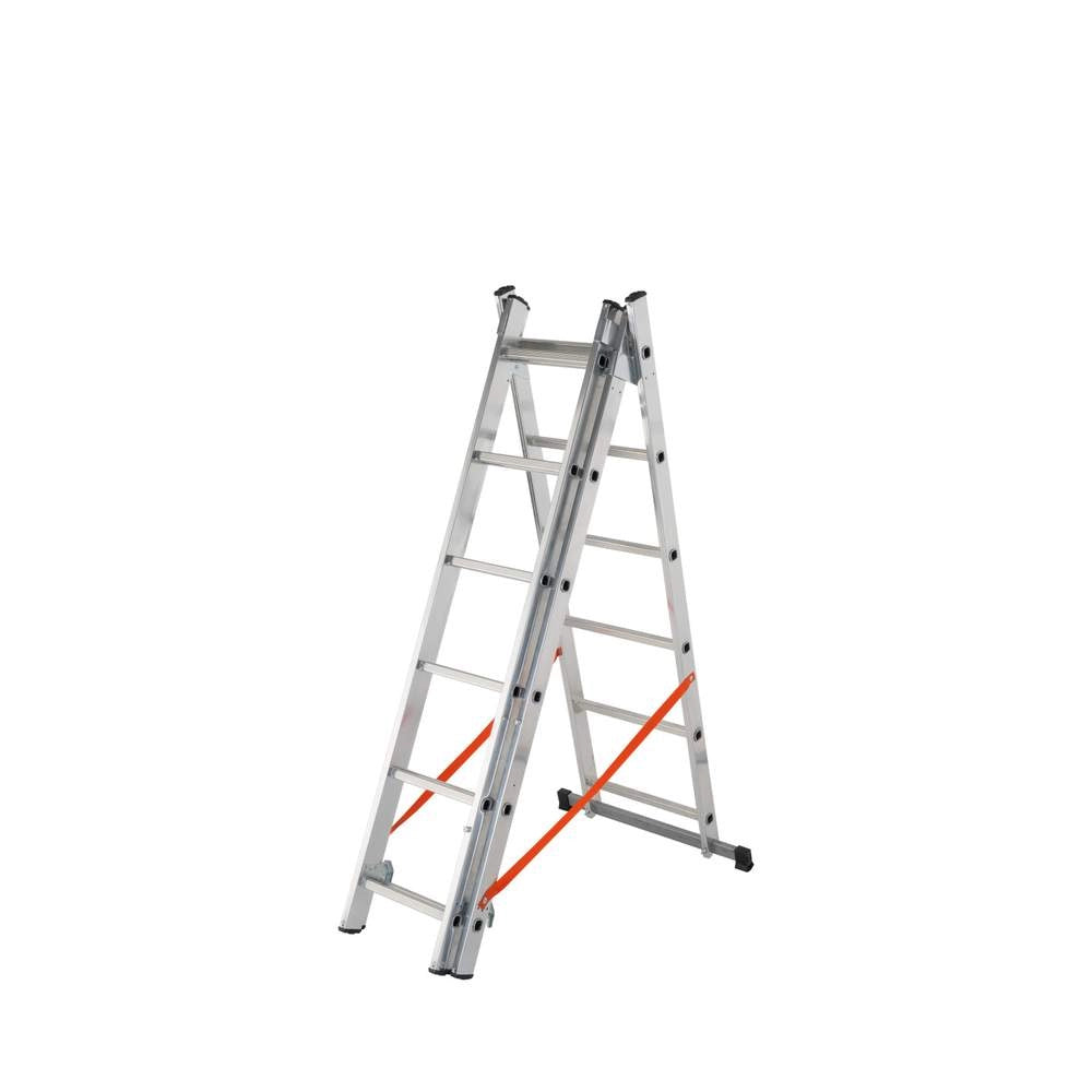 Scala Trasformabile Tripla Leggera in Alluminio Gierre Formato: 3x8