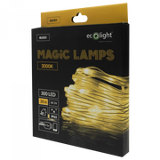 Luci natalizie esterne 300 LED 30m 3000K USB BT Ecolight