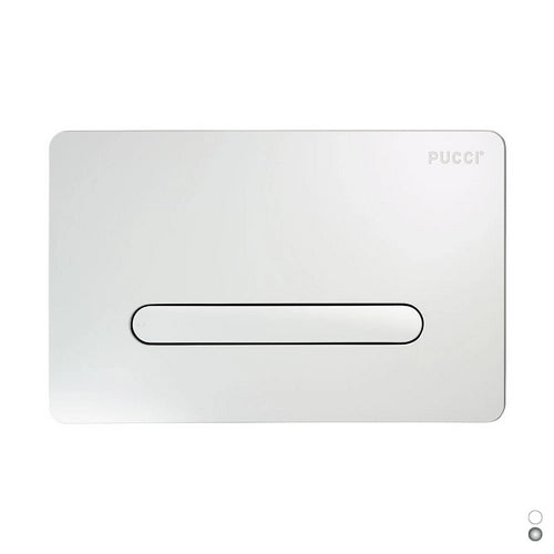 PLACCA PER CASSETTA PUCCI SARA TRATTO LINEA MOD. 2014- Cromo- PUCCI- pezzi 1