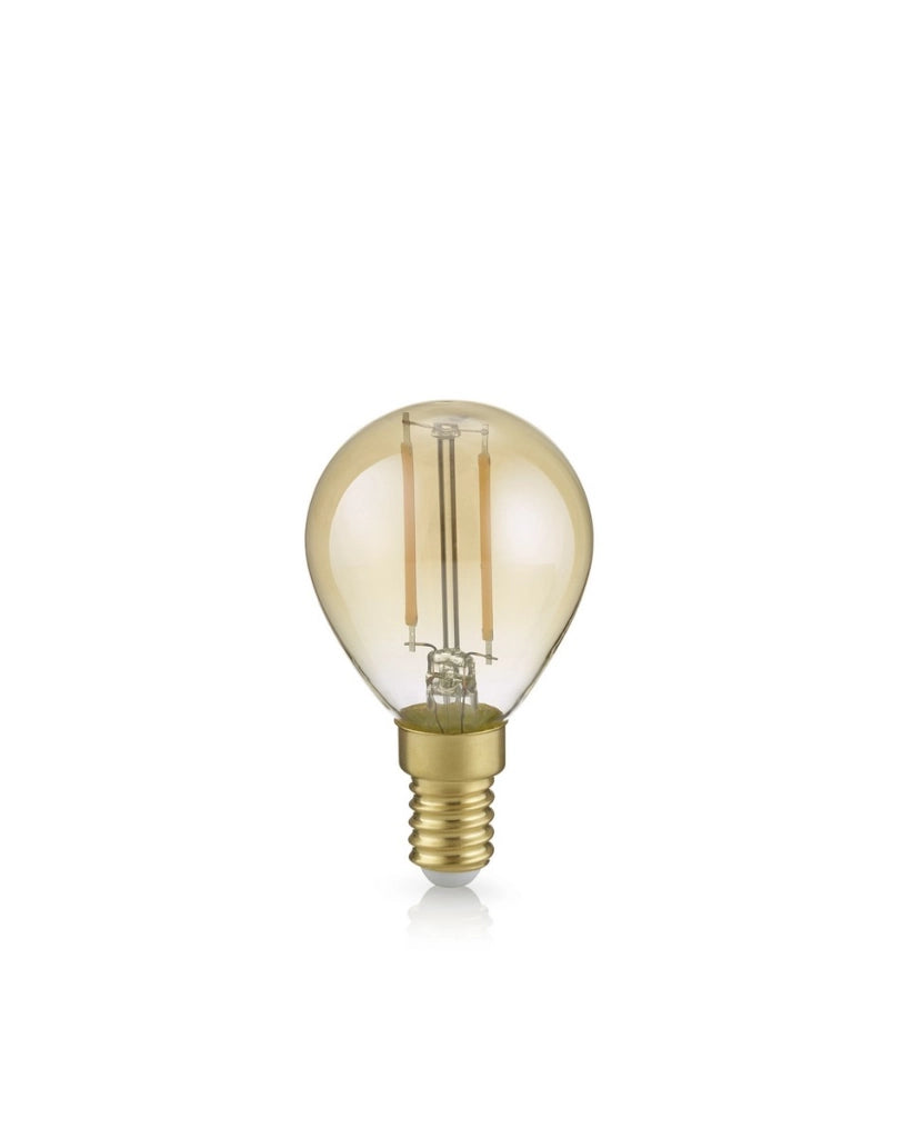 Lampadina LED E14 2W Ambra Sfera 225lm Trio
