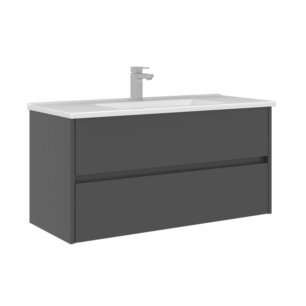 Mobile lavabo "Arno 100" - 100 x 45 x 52 cm - Antracite
