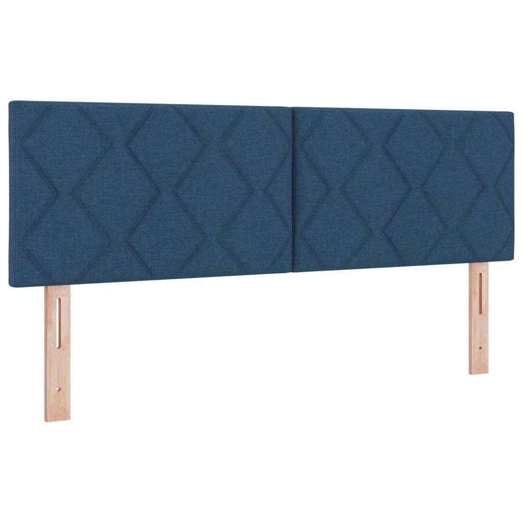 Letto con contenitore e materasso Blu 140 x 200 cm Velluto 3458693