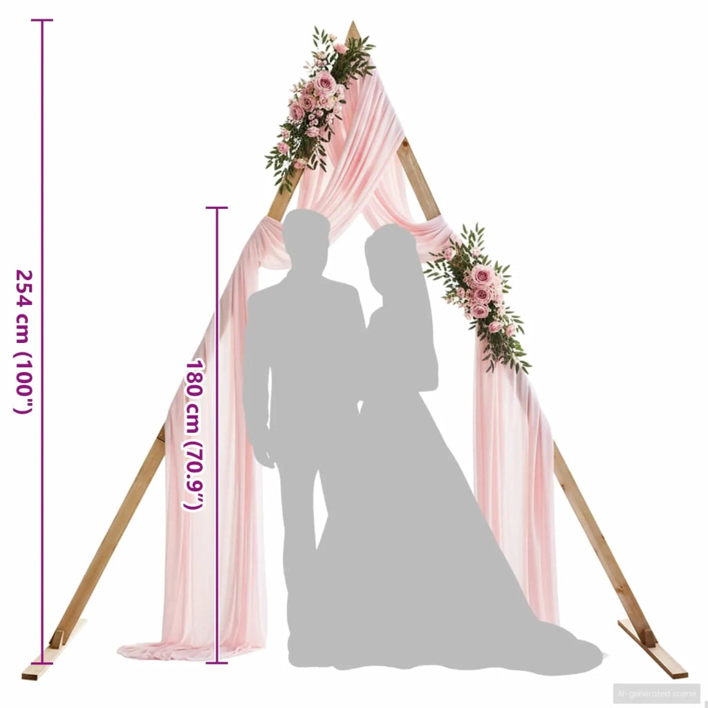 Arco Nuziale Marrone Chiaro 202 x 95 x 254 cm 42019396