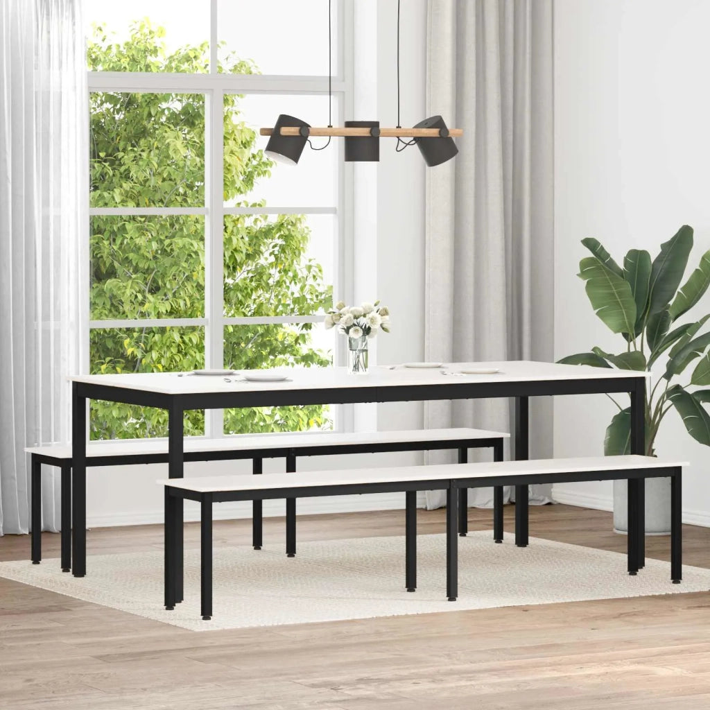 panchina Bianco 200 x 35 x 45 cm Pino massello 892778