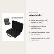 Borsa per Olii Essenziali - Trolley Portatile - 60 Comparti - Flaconi 5/10/15 ml - 31 x 22,5 x 7,7 cm - Sicuro e Organizzato - Borsa di Magazzino