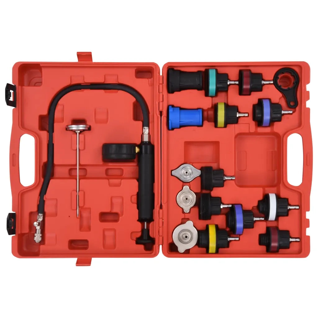 Tester di Pressione Sistemi di Raffreddamento e Radiatori 18 pz 210535