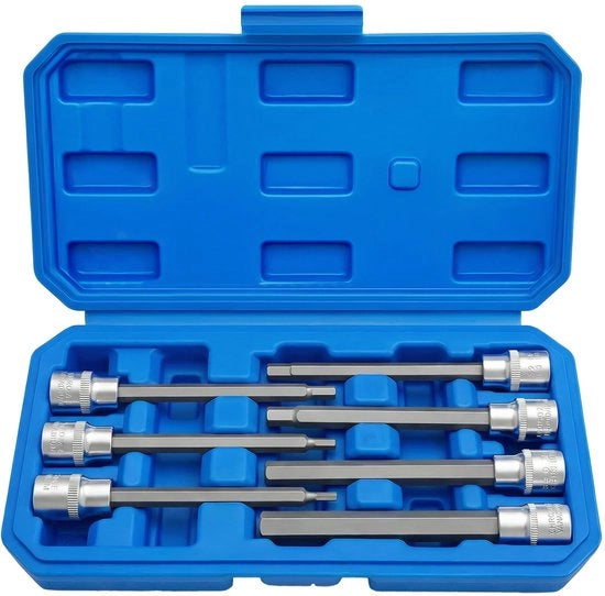 Set di chiavi a doppia testa 7 pezzi 110 mm 3/8 con angolo interno CRV acciaio per auto motociclo mobili riparazione strumenti per fai da te e professionisti
