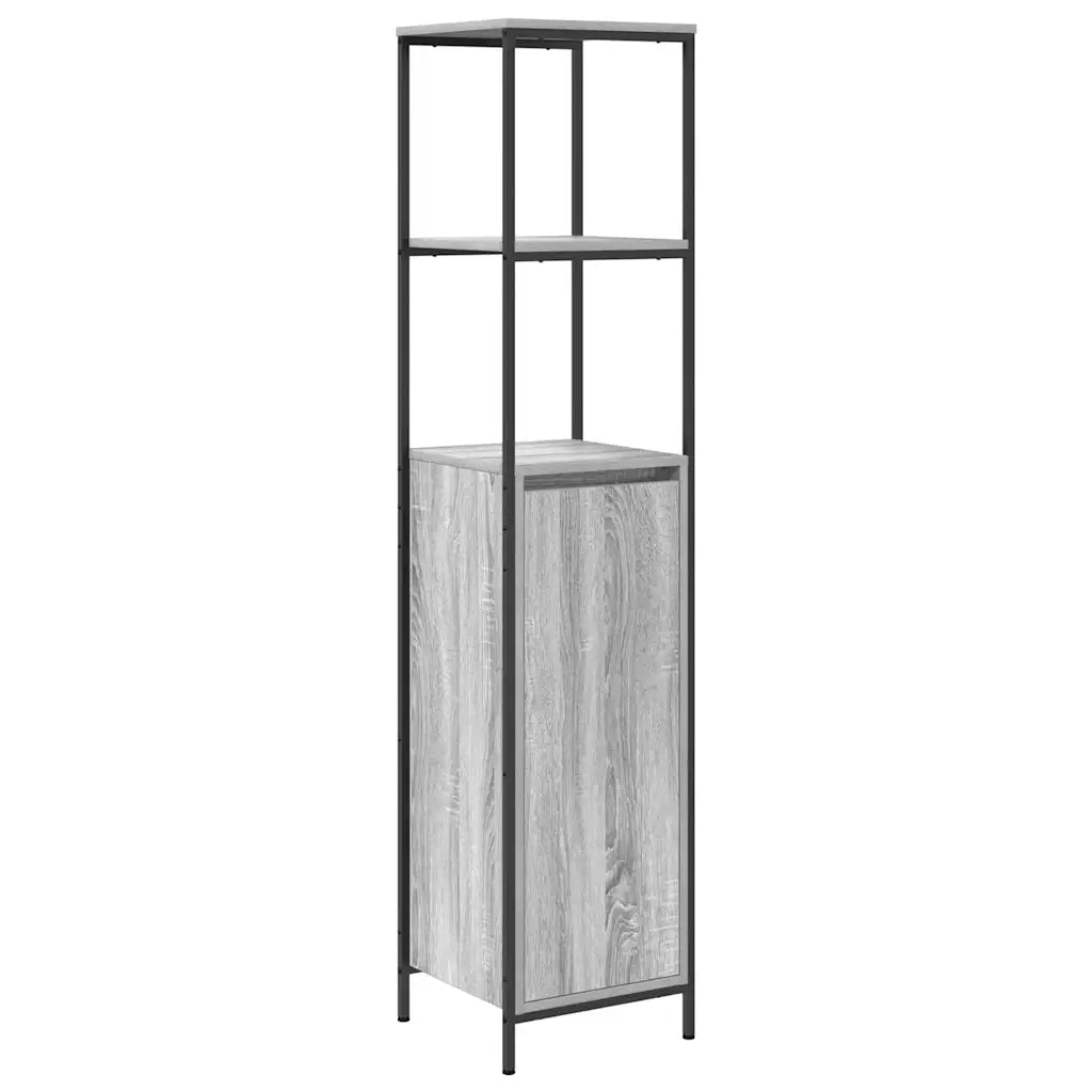 Set di mobili per il bagno con cassetto 3 pcs Grigio Sonoma 3328362