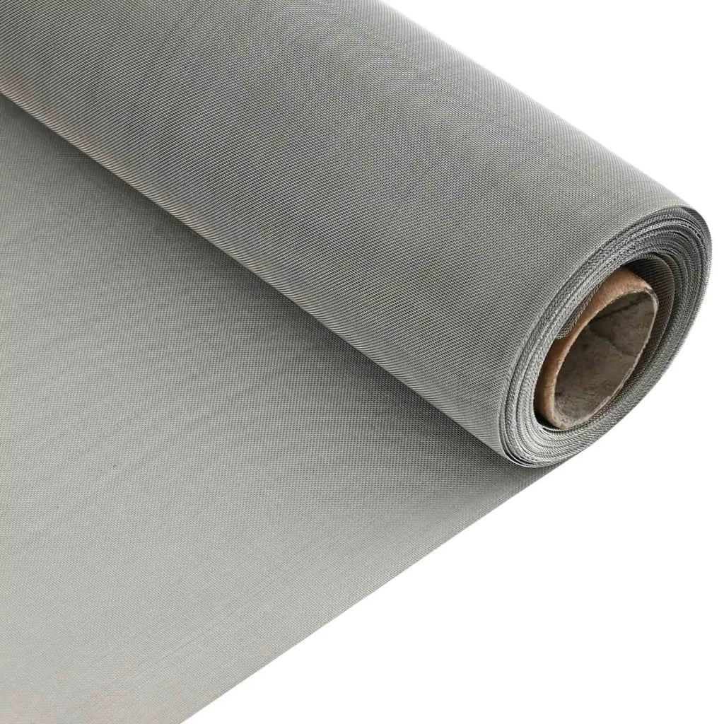 Rete per schermatura 100 x 500 cm 60 Mesh Argento 42039575