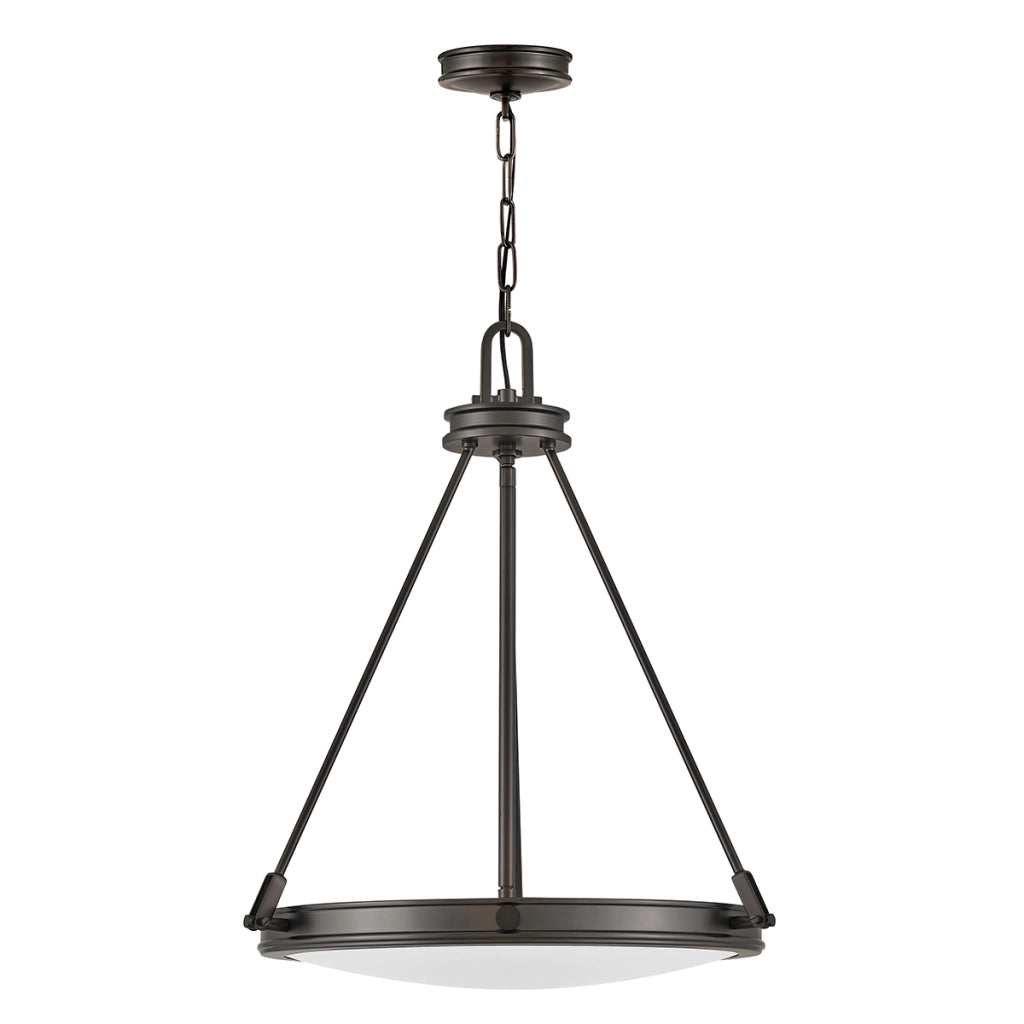 Sospensione Collier Hinkley nera Ø54 opale 4xE14 IP20